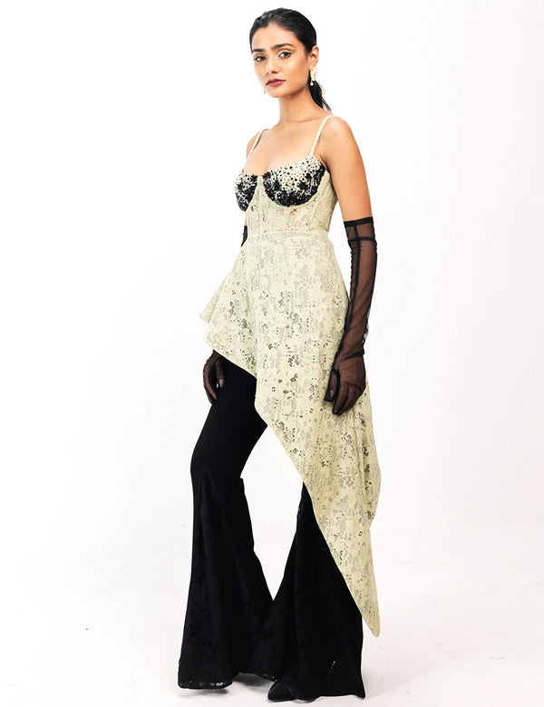 TROPICAL ECLIPSE CORSET TOP