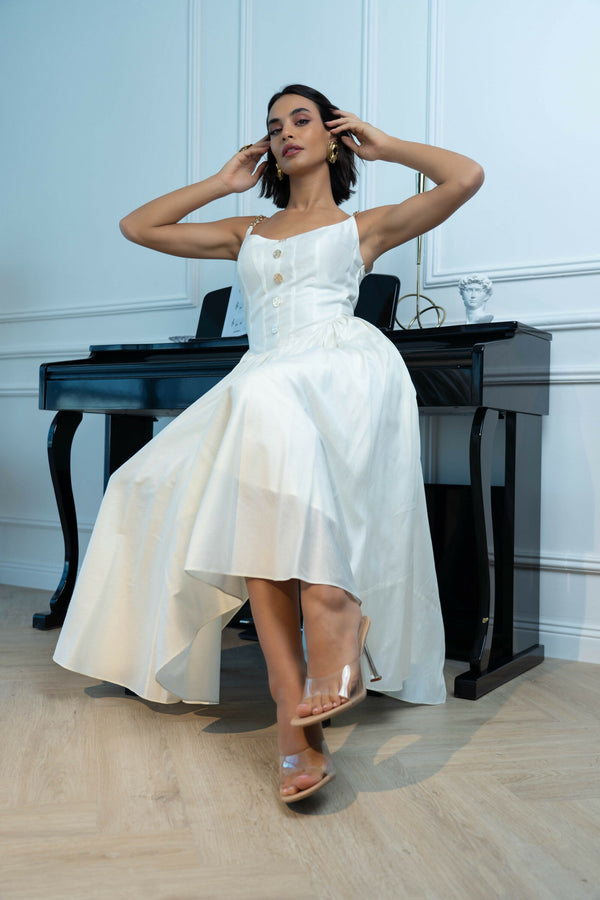 calf length dress