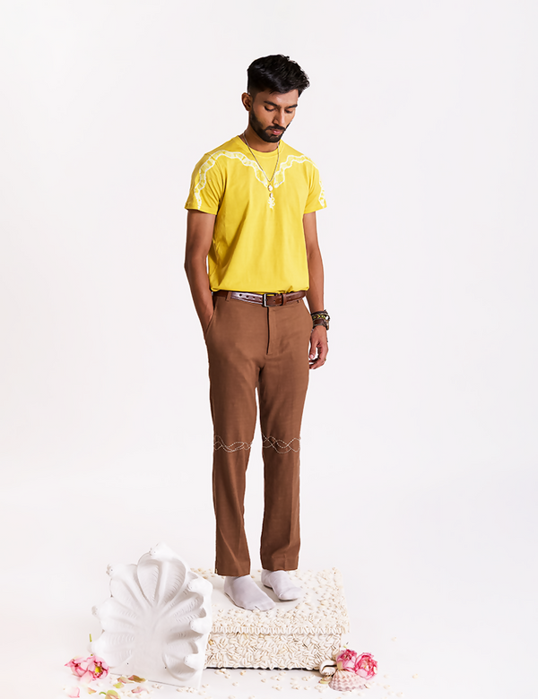 Sarp Shibori T-Shirt - Yellow