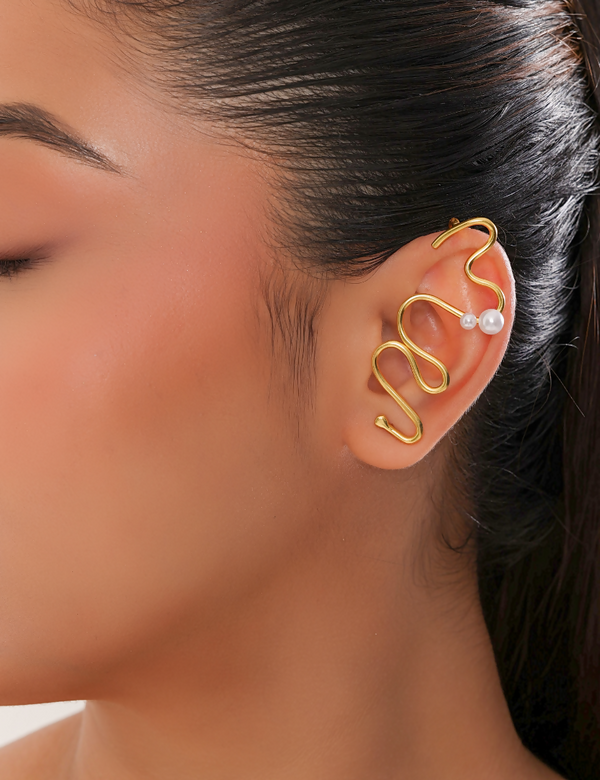 Curvefall Earcuffs