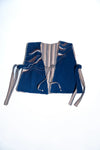Reversible Bib- Mineral Blue
