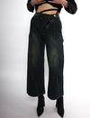 Asymmetrical Denim Pants