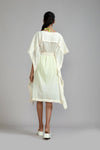 fringed kaftan set - Off White
