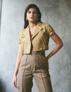 Logus Tailored Cropped Quest Cotton Jacket