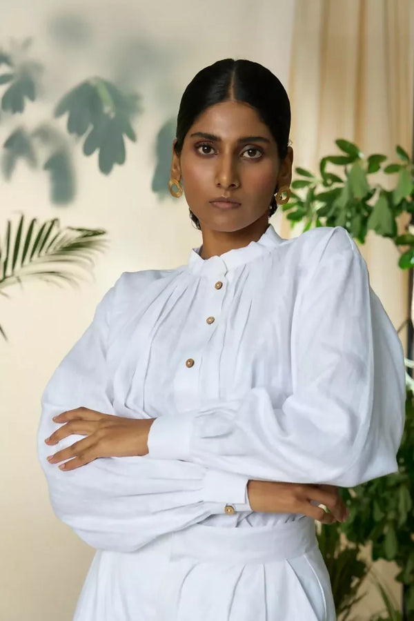 Manila Gathered Shirt/ Manila Trousers