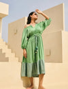 Sea Green Midi Dress