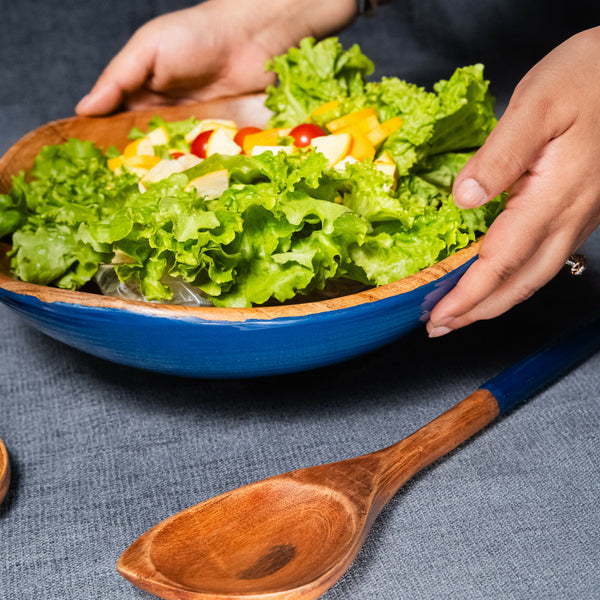 Salad Bowl - Abstract Blue
