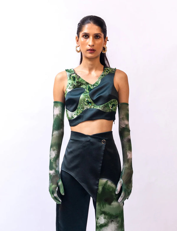 MOSS MOSAIC TOP
