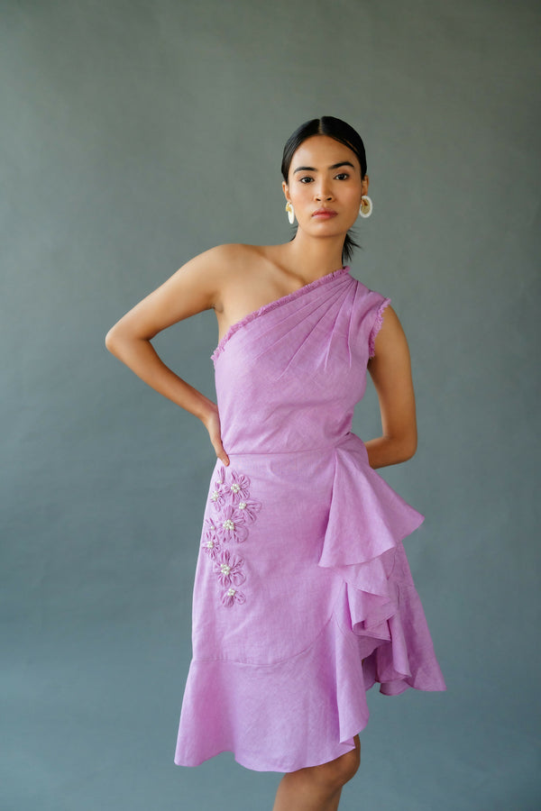 Lavender Short Dress
