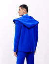 CELESTIAL DRIFT HOODED BLAZER