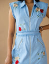Blue Short Dress