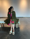 Poncho bloom Jacket