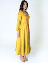 Yellow Maxi Dress - Orange Braids