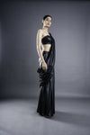 Leatherite Saree