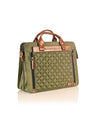 Ecru Criss Cross Laptop Bag 13