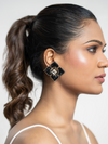 Macro Spade Stud Earrings