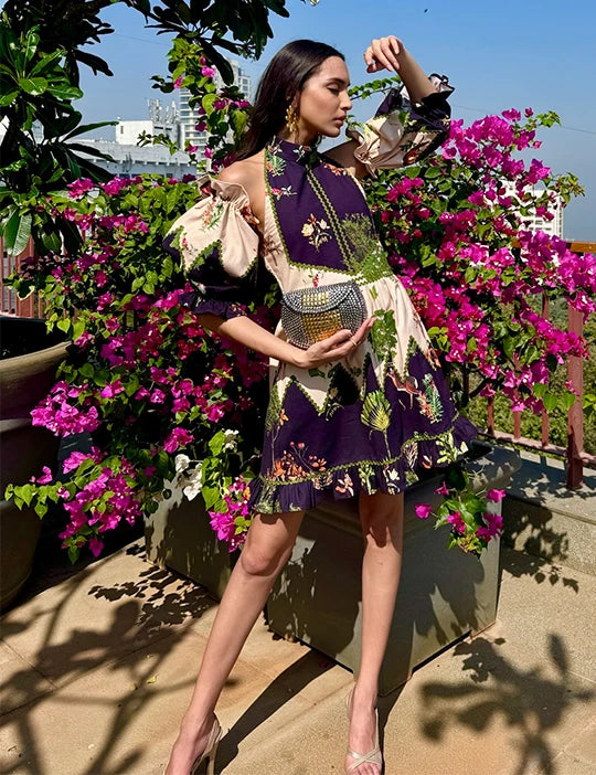 Mallorca Puff Sleeve Dress