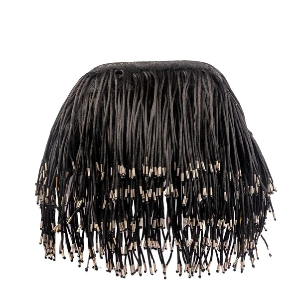 AMARA FRINGE Black Silver