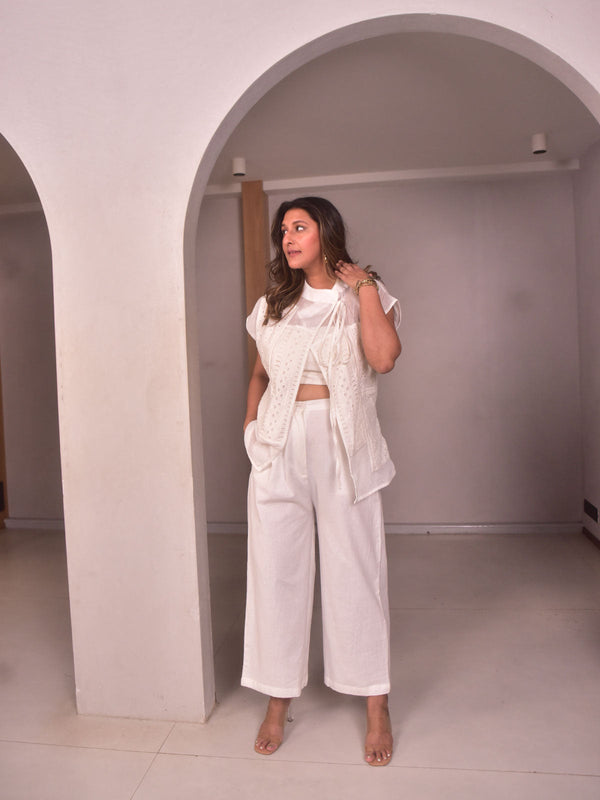 White Linen Pants