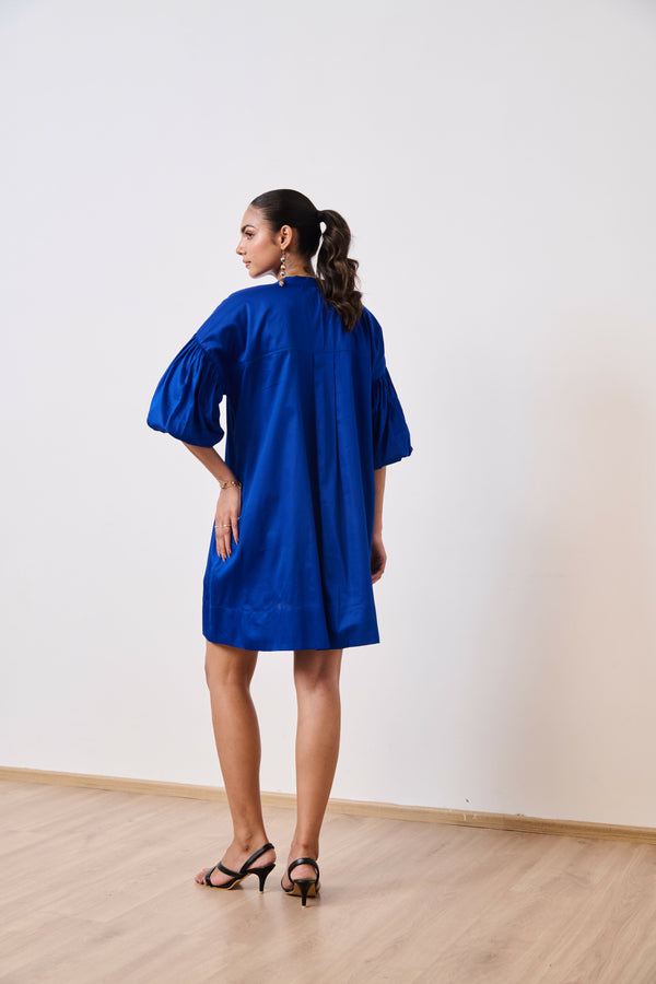 Blue Short Party Dress
