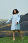 Petal Scallop Dress