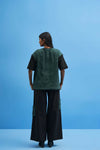 Black Shoji Patch Work T-Shirt