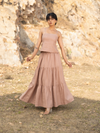 Kaia Tiered Skirt - Tan