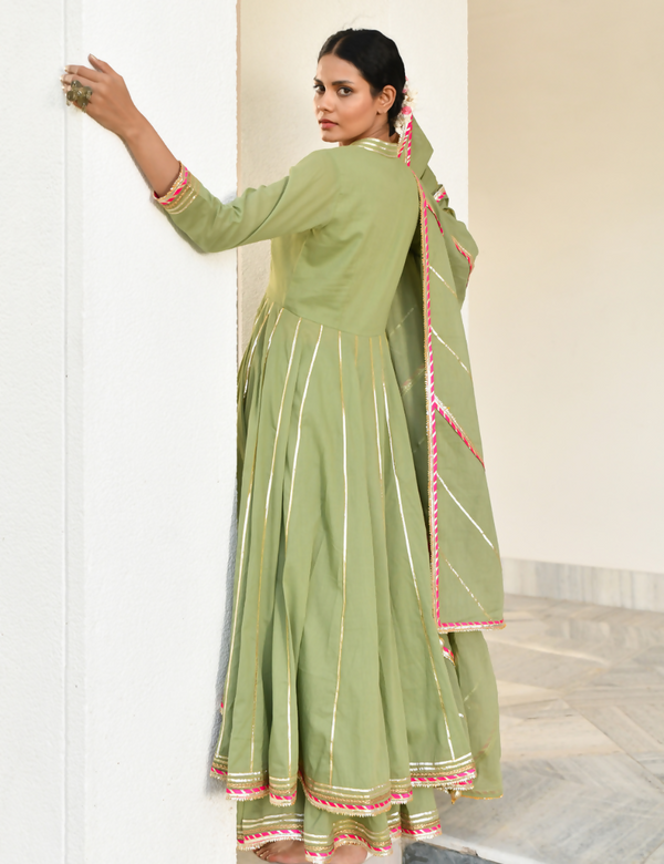 Harit Meera Sharara Set