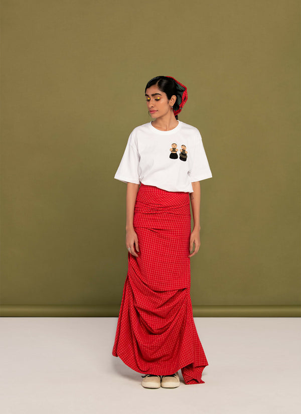 Chinmayee T shirt - WHITE