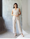 Logus Beige Linen Trouser