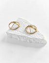 Nia Studs Gold