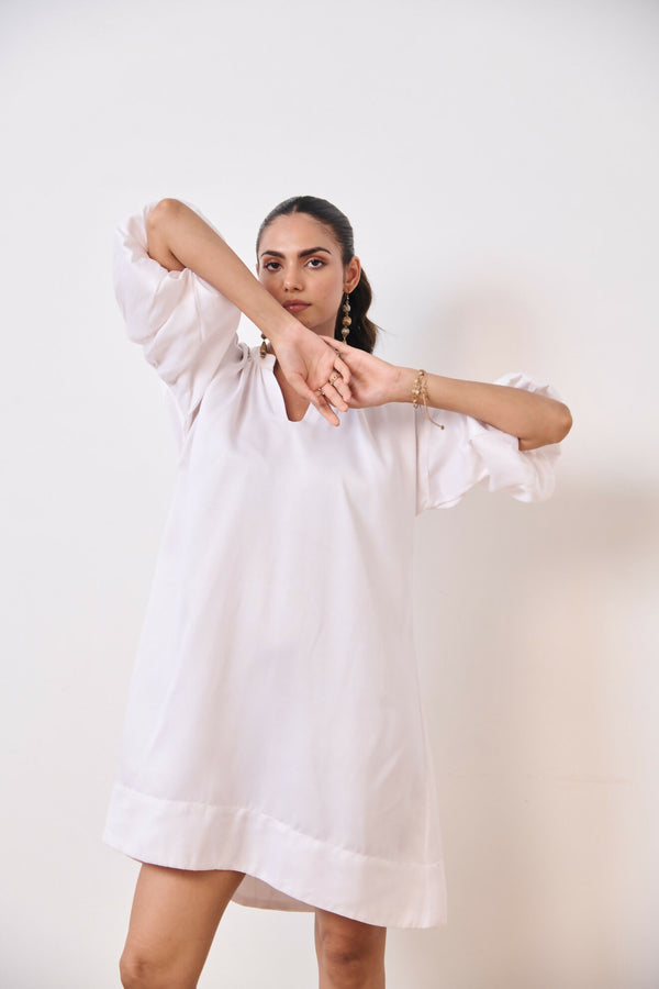 White Short Party Dress