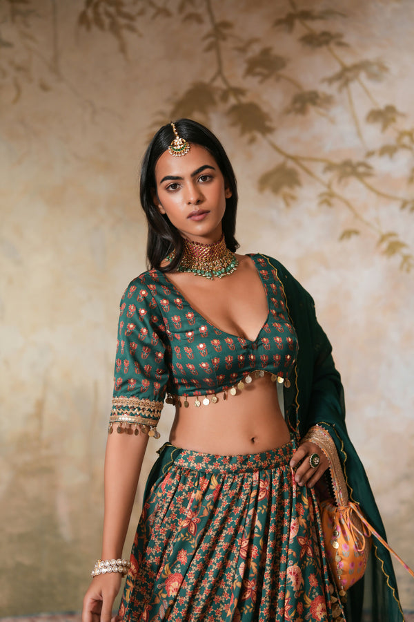 Mayuri Heer Lehenga Set With Dupatta