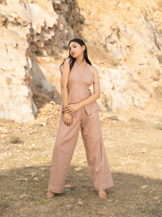 Linea Wrap Top - tan