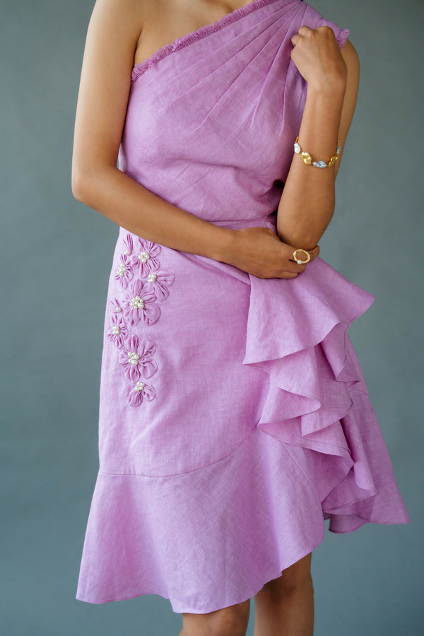 Lavender Short Dress
