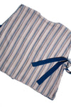 Reversible Bib- Mineral Blue