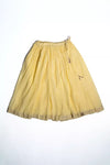 Gathered Skirt Yellow