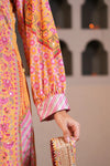 Mehreen Gulabi Kurta Set With Dupatta