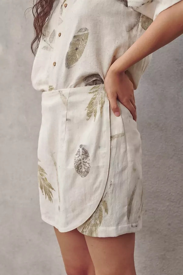 Live Leafy Khadi Unisex Shirt & Skort