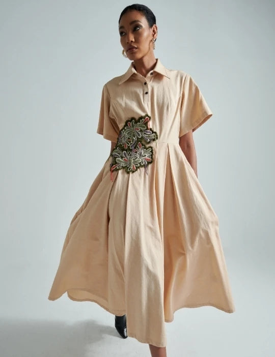 Sandstone Bloom Dress