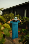 Escape Tee Dress - Blue