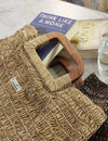 Raffia Natural Tote