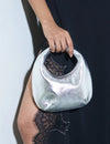 Zain Mini Hobo - Silver