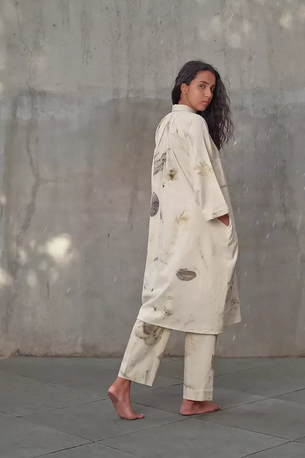 Live Leafy Khadi Tent Dress