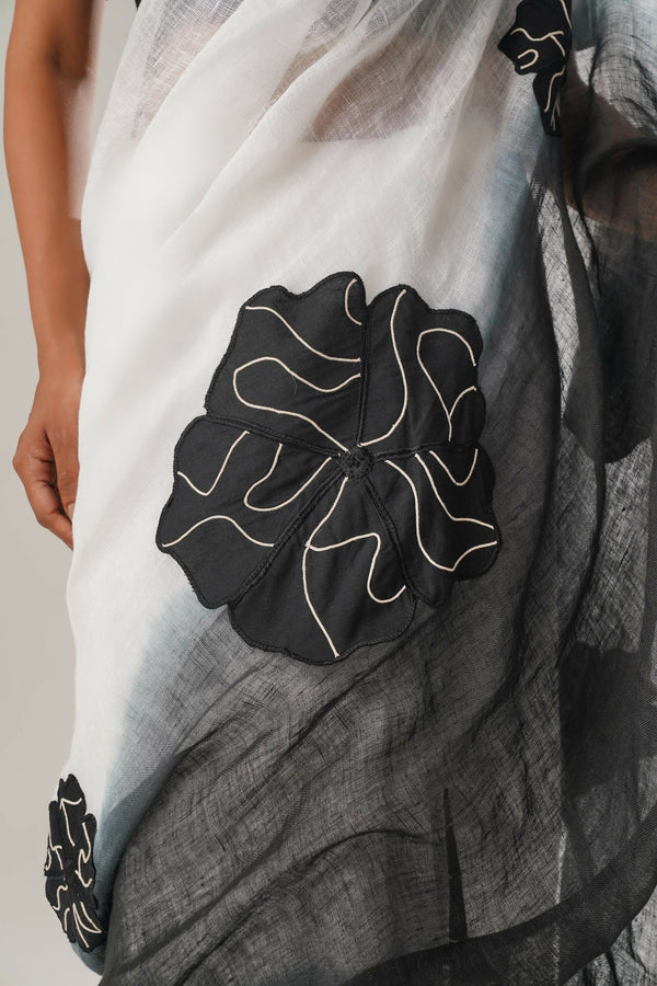 MJ OMBRE FLORAL SAREE