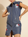Denim Short Dress