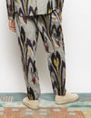 Pleated Barrel-Leg Pants