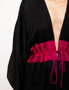 Black-Wine Short Cape