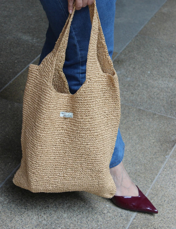 Raffia Shoulder Bag