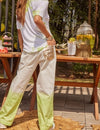 GREEN MONKEY WASH GOTA POCKET JEANS